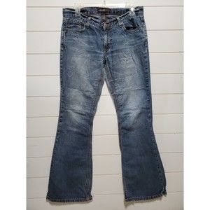 American Eagle Outfitters womens size 6 mid rise boot cut denim jeans 100 cotton